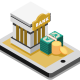 Digital Corporate Bank Account Icon